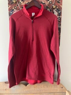 Men’s Patagonia 1/4 Zip Base Layer | Red | Size M | Made in USA